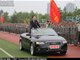 安徽一高校领导阅兵画面