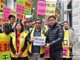 爱港之声抗议英插手港事 占派挥舞港独旗挑衅