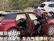 于月仙出事车辆扭曲变形车顶被掀开 事发时4人均系安全带